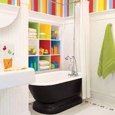 Kids bathroom decor ideas hgtv.com Design Dazzle Creating Kid Friendly Bathrooms Modern Kids Bathroom Kids Bathroom Colors Kid Bathroom Decor