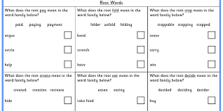 You may use them for free at home or in the. Root Words Ks2 Spag Test Practice Classroom Secrets