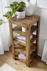 schickes standregal mit 4 fachern wohnzimmer regal kleinmobel diy beistelltisch