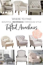 Your living room furniture is about much more than decor alone. Where To Find Beautiful Inexpensive Farmhouse Tufted Armchairs
