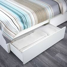 Lend comfort, closed storage, and a farmhouse aesthetic to your bedroom or guest bedroom with the. Ikea Malm White Lonset High Bed Frame 4 Storage Boxes High Bed Frame Malm Bed Frame Bed Storage Drawers