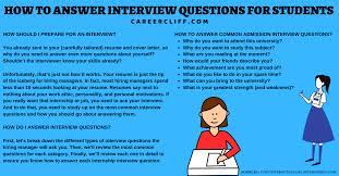 Developing questions individual to the person i'm interviewing—things that address their specific experience in relation to the if you are in round 2 or 3 of the interview process and they ask this question again i would state that all your questions were answered by (insert. Interview Questions For Students For School College And Internship Career Cliff