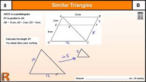 A number of his friends had been affected in a similar way. Similar Triangles In A Parallelogram Gcse Maths Revision Exam Paper Practice Help Youtube