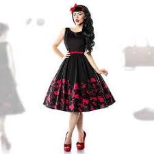 Finden sie schlichte cocktailkleider kurz rot online bei babyonlinedress.de. Schwarzes Kleid Hochzeit Rockabilly Kleider Rockabilly Kleidung Kleidung