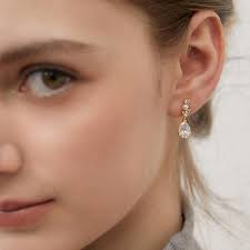 Dainty Dangle Hoop Earrings