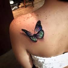Butterfly + flower tattoo for women. 110 Small Butterfly Tattoos With Images