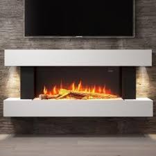 The thin electric fireplace is designed to mount directly onto a wall or slide into a recessed wall. Cheap Electric Fireplaces Wall Mounted Inset Stove Fires Deals At Appliances Direct