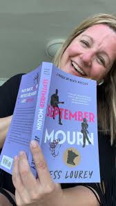 {laugh out loud}, 🔍September Mourn🔍, Author: Jess Lourey, I am catching  some rays