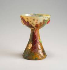 Daum Nancy Cameo Vase W Fuchsia Lot 808 Antique Glass Vase Daum Nancy