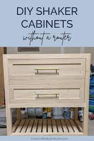 How To Make Shaker Cabinet Doors With Kreg Jig Crafted By The Hunts Shaker Cabinet Doors Shaker Cabinets Shaker Style Cabinet Doors