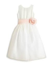 Us Angels Girls Mix Match Organza Dress Sash Rosebud Little Kid Organza Dress Girls Special Occasion Dresses