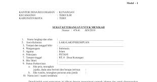 Pembuatan surat ijin / numpang menikah dwisadono, sigit via dwisadono.wordpress.com. Contoh Surat Keterangan Untuk Menikah
