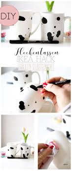 Fleckentasse Mit Porzellanstift Gestalten Ikea Hack Diy Geschenke Selber Machen Diy Basteln Einfach Gestalten