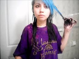 To avoid this, tone your hair to a more neutral color. How I Dyed My Blue Hair To Black Youtube