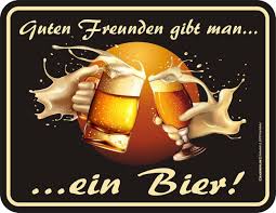 Amazon De Guten Freunden Gibt Man Ein Bier Blechschild Gepragt Original Rahmenlos 17x22 Cm Bier Schilder Bier Lustig Spruche Bier