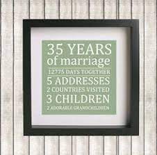 Perfect way to celebrate 35 great years with the one you love! Gift Ideas For 35th Wedding Anniversary For Parents Google Search Anniversary Gifts For Parents Custom Anniversary Gift Gift Wedding Anniversary