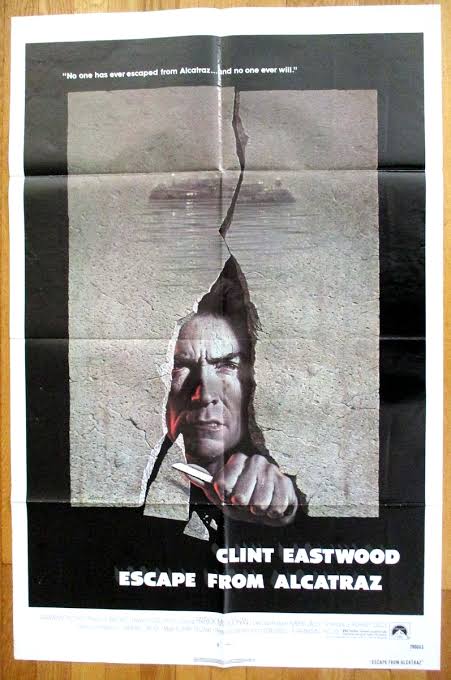 Escape From Alcatraz Original 1979 1 Sheet 27 X 41 Poster True Story C.  Eastwood | eBay