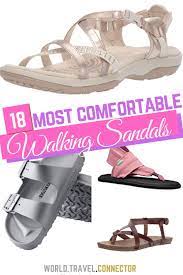 Top Comfort Women S Sandals For Walking Travel Gear Gadgets Most Comfortable Womens Sandals Travel Shoes
