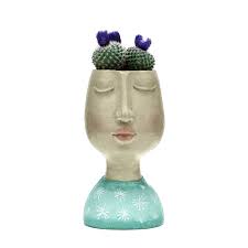 Face & Head Plant Pot