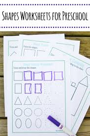 The best source for free shapes worksheets. Shapes Worksheets For Preschool Free Printables Mary Martha Mama