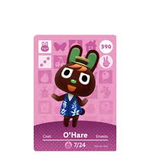 All three received personality changes since new leaf, with o'hare and curlos changed to smug and rowan to jock. Animal Crossing Cards Series 4 Amiibo Life The Unofficial Amiibo Database