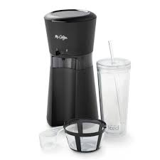 Mr Coffee Iced Coffee Maker With Reusable Tumbler And Coffee Filter Black Iced Coffee Maker Reusable Tumbler Coffee Maker