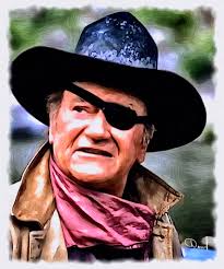 Introducing my True Grit 50th Anniversary drawing. In honor of the 1969  film, I chose to portray the character Rooster Cogburn posing with one of  his classic expressions. The original sketch, done