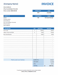 Simple Service Invoice
