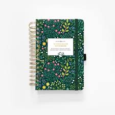 A5 Verdant Ventures Watercolor Dot Grid Notebook Dot Grid Notebook Dot Grid Journal Spiral Planners