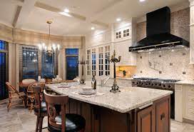 This background neutral makes this granite a great countertop option because it is able to go with so many different kitchen interior. Giallo Ornamental Granite For Warm Elegant Kitchen Design