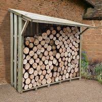 7 X 3 Xtra Large Easy Access Sherwood Log Store 2 12 X 1 17m Stockage De Bois De Chauffage Corde De Bois Hangar A Bois
