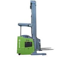 Scissor Fork 1.5ton 2ton Electric Forklift Double Reach Deep Electric Reach  Truck Double Deep Stand up