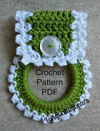 I would like instructions for crocheting a dish towel hanger. Crochet Towel Holder Pattern By Longvalleybears On Etsy 3 50 Crochet Towel Holder Pattern Crochet Patterns Crochet Crafts