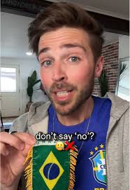 “No” in Portuguese: vou ver e te aviso 🤭 #humorbrasil #gringonobrasil  #brasileirospelomundo