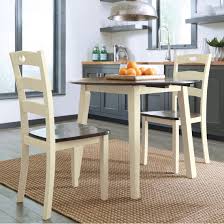 Hillsdale pine island dining room table with leaf extensions in old white. Styleline Fennel Juniper Juniper 3 Piece Round Drop Leaf Table Set Efo Furniture Outlet Dining 3 Piece Sets