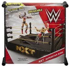 Wwe Nxt Superstar Ring Pro Tension Ropes Breakable Ring Play Set Black Age 6 Wwe Wrestling Superstars Action Figures Wwe