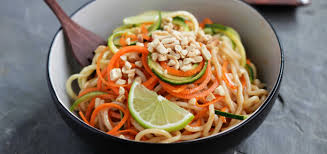 It's also easy to make delicious summer squash or zucchini noodles with a spiralizer or julienne peeler. Zucchini And Carrot Pad Thai Noodle Bowl Annie Chun S