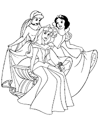 A painting with the princess. Princess Coloring Book Coloring Home