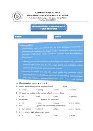 Soal bahasa inggris smp kelas 9 semester ganjil materi dan soal bahasa inggris recount text kelas 8 smp. Lkpd Teks Recount Worksheet