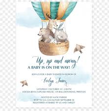 Check spelling or type a new query. Up Up And Away Baby Shower Invitation Template Download Hot Air Balloon Baby Shower Invitation Template Png Image With Transparent Background Toppng