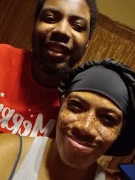 Chilling with the birthday boy waiting