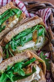 Grilled Zucchini Sandwich With Green Olive Pesto Www Oliviascuisine Com This Delicious Grilled Zucchini Sandwich Grilled Zucchini Olive Pesto Olive Recipes