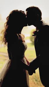 Image result for images couple kiss silhouette
