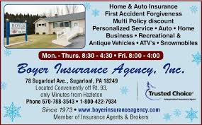 Is dedicated to meeting the insurance needs of our clients. Sunday January 10 2021 Ad Boyer Insurance Agency Inc Standard Speaker