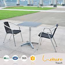 Wholesale Furniture Black Polywood Square Table And Chairs For Outdoor Garden Furniture Outdoor Garden Furniture Wholesale Furniture Garden Furniture