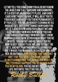 Behind the custom music of espnkrista ent. Rocky Balboa Quotes Digital Art By Printshop