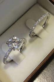 Gorgeous 48 Fabulous Wedding Ring Sets Ideas Wedding Rings Vintage Stackable Rings Wedding Dream Engagement Rings