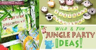 Save on home décor & more. Wild Jungle Party Ideas Diy Jungle Safari Party Press Print Party
