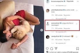 Enzo celulari deixou um elogio em uma foto de bruna marquezine. Enzo Celulari Comenta Em Foto De Bruna Marquezine E Fas Shippam Entretenimento R7 Famosos E Tv