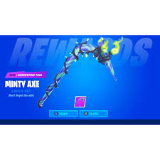 Free minty pickaxe in fortnite chapter 2. Code Fortnite Minty Pickaxe In Game Items Gameflip